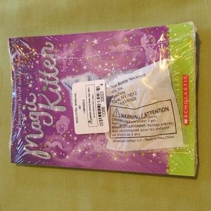 Magic Kitten book with bonus Star Bottle Necklace - Scholastic Exclusive - NWOT